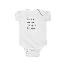 Load image into Gallery viewer, Baby Recipe Onesie