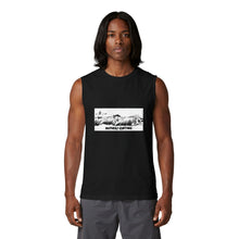 Load image into Gallery viewer, Skeleton Surf Graphic Tank — "Mother's Clothing" Black Muscle Tee
